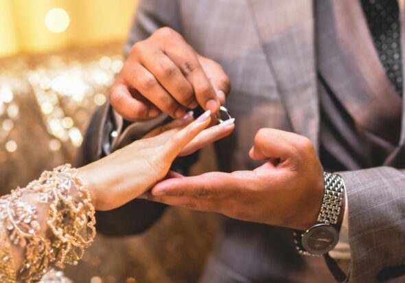 A marriage consultant reviewing confidential client profiles.